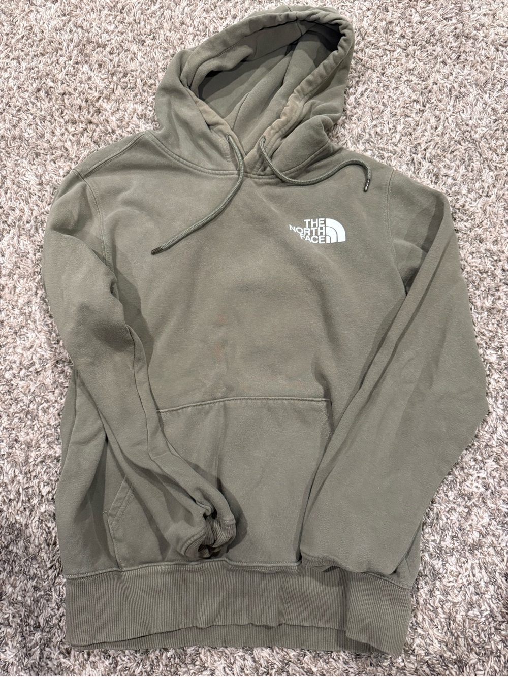 The North Face Men's Olive Green Crewneck Hoodie